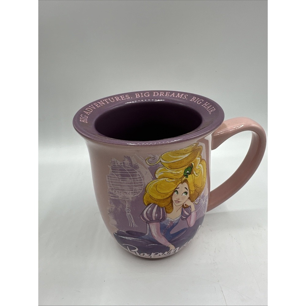 Disney Store Princess Rapunzel Big Adventures Big Dreams Big Hair Mug Tangled